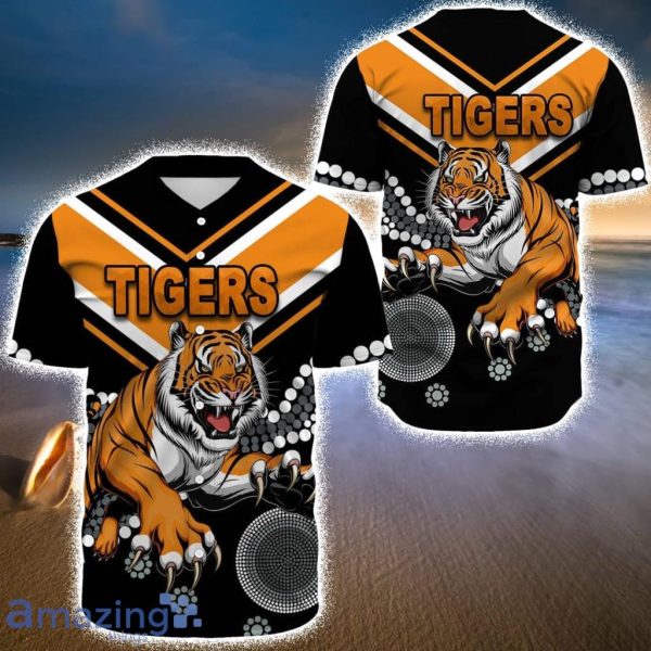 Wests Tigers Original Indigenous - Rugby Team Baseball Jerseys Shirt Product Photo 1