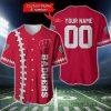 Wisconsin Badgers BaseBall jersey Shirt Custom Name & Custom Number For Fans