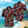 Wisconsin Badgers Flower Hawaii Shirt And Tshirt For Fans, Summer Shirt