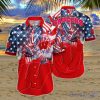 Wisconsin Badgers NCAA1 Flower Hawaiian Shirt Football Shirts Independence Day Gift