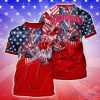Wisconsin Badgers NCAA1 Independence Day Gift Football Team T-Shirt