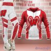 Wisconsin Badgers Personalized Name 3D Hoodie And Leggings Set For Women