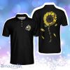 You Are My Sunshine Skull Sunflower Simple Black Polo Personalized Polo Shirt And Women