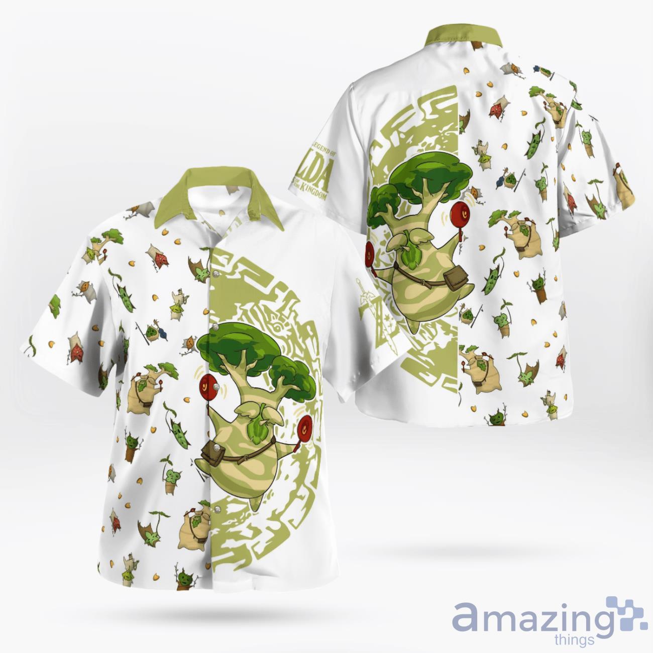 Zelda Majora And Korok Hawaiian Shirt 3D All Over Printed Hawaii Shirt Summer Gift image Zelda Majora And Korok Hawaiian Shirt 3D All Over Printed Hawaii Shirt Summer Gift Product Photo 1