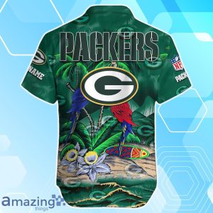 Green Bay Packers Hawaiian Shirt Summer Gifts For Fans Custom Name Product Photo 3