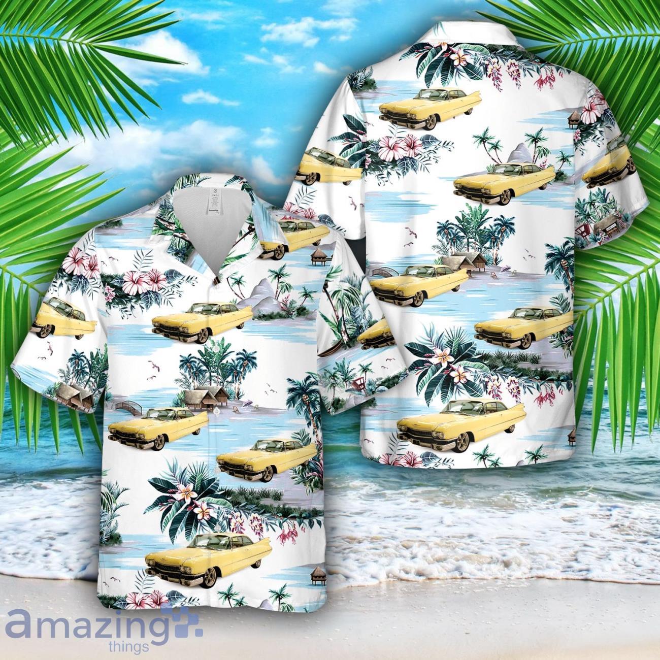 1959 Cadillac Coupe DeVille 3D Hawaiian Shirt Summer Vacation Gift image 1959 Cadillac Coupe DeVille 3D Hawaiian Shirt Summer Vacation Gift Product Photo 1