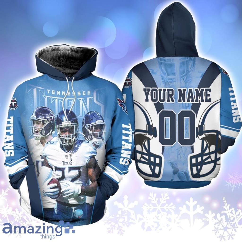 Team Tennessee Titans AFC South Champions Super Bowl Personalized Name And Number Hoodie 3D All Over Print Detailed Patterns Best Gift Product Photo 1