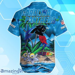 Carolina Panthers Hawaiian Shirt Summer Gifts For Fans Custom Name Product Photo 3