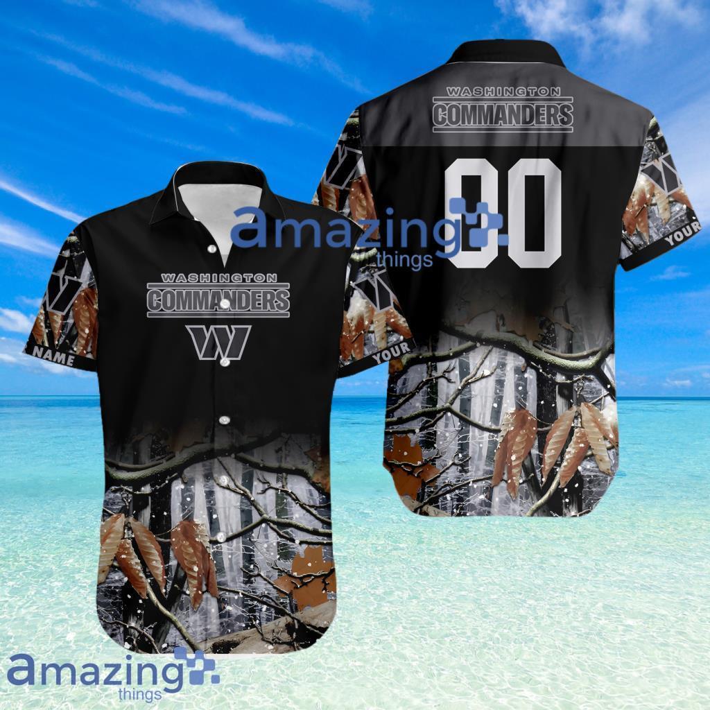 Washington Commanders NFL Team Deer Hunting Pattern Trending Summer Aloha Best Gift Fans Product Photo 1
