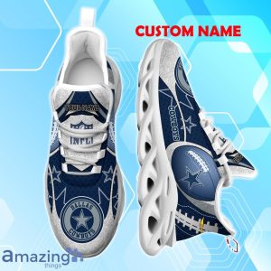 Dallas Cowboys NFL Fan Edition Custom Name Max Soul Comfort Shoes Product Photo 4
