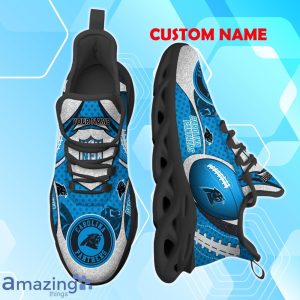 Carolina Panthers NFL Fan Edition Custom Name Max Soul Comfort Shoes Product Photo 2