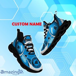 Carolina Panthers NFL Fan Edition Custom Name Max Soul Comfort Shoes Product Photo 1