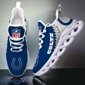 Indianapolis Colts New Design Max Soul Shoes Custom Name For Fans Product Photo 3