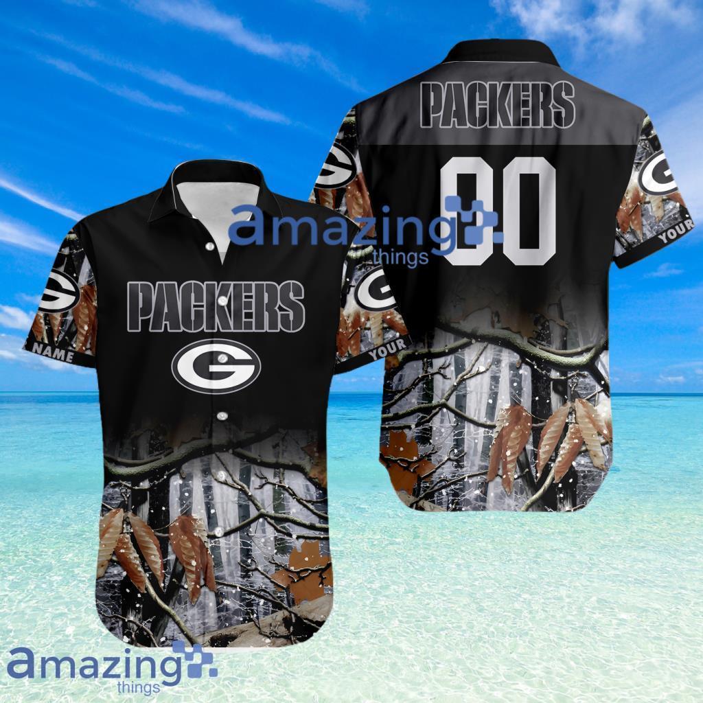Green Bay Packers NFL Team Deer Hunting Pattern Trending Summer Aloha Best Gift Fans Product Photo 1
