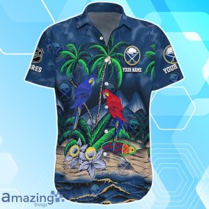 Buffalo Sabres Hawaiian Shirt Summer Gifts For Fans Custom Name Product Photo 2
