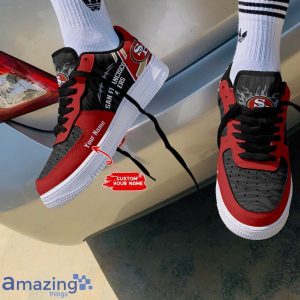 San Francisco 49ers Personalized Name Air Force Sneakers Shoes Ultra Shoes Limited Gift For Fans Product Photo 2