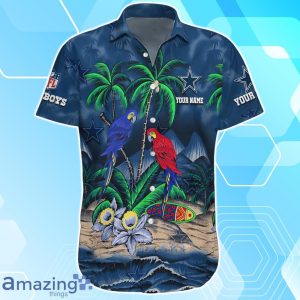 Dallas Cowboys Hawaiian Shirt Summer Gifts For Fans Custom Name Product Photo 2