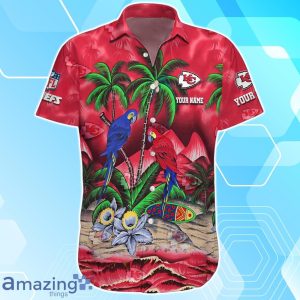 Kansas City Chiefs Hawaiian Shirt Summer Gifts For Fans Custom Name Product Photo 2
