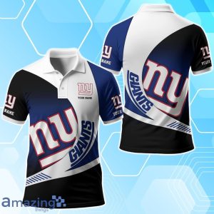New York Giants Polo Shirt Custom Name Sport 3D Clothings For Fans Product Photo 1