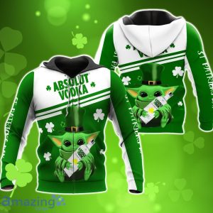 Absolut Vodka Irish St Patrick Day Baby Yoda All Over Print For Men And Women Product Photo 2