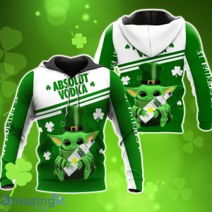 Absolut Vodka Irish St Patrick Day Baby Yoda All Over Print For Men And Women Product Photo 1