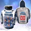 AFC South Division Champions Tennessee Titans Super Bowl For Fans Personalized Name And Number Hoodie 3D All Over Print Detailed Patterns Best Gift