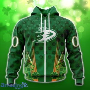 Anaheim Ducks Full Green Design For St. Patrick’s Day 3D Shirt Hoodies Custom Number & Name image Anaheim Ducks Full Green Design For St. Patrick’s Day 3D Shirt Hoodies Custom Number & Name Product Photo 2