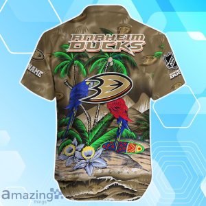 Anaheim Ducks Hawaiian Shirt Summer Gifts For Fans Custom Name Product Photo 3