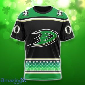 Anaheim Ducks Specialized Hockey Celebrate St Patrick’s Day Unisex 3D Shirt Hoodies Custom Number & Name Product Photo 6
