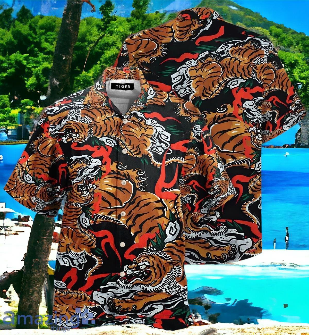 Apayprints Tiger Japanese Hawaiian Shirt Style Gift image Apayprints - Tiger Japanese Hawaiian Shirt Style Gift Product Photo 1