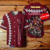 Arizona Cardinals NFL 3D Mascot Custom Name Baseball Jersey