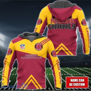 Arizona Cardinals NFL 3D Shirt Hoodie Custom Name For Men Women Product Photo 1