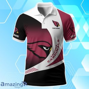 Arizona Cardinals Polo Shirt Custom Name Sport 3D Clothings For Fans Product Photo 2