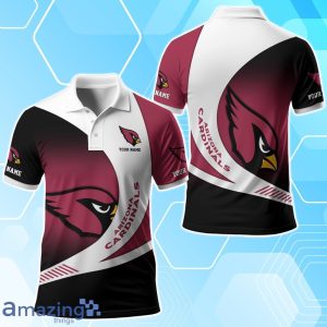 Arizona Cardinals Polo Shirt Custom Name Sport 3D Clothings For Fans Product Photo 1