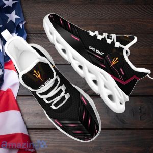 Arizona State Sun Devils Max Soul Shoes Custom Your Name Sneakers Gifts For Fan Product Photo 2