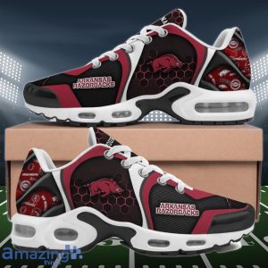 Arkansas Razorbacks Air Cushion Sports Shoes Custom Name Gifts For Football Fan Product Photo 1