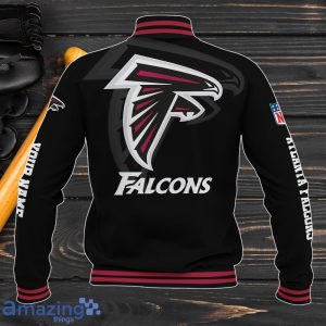 Atlanta Falcons Baseball Jacket Custom Name Sport Gifts For Fans image Atlanta Falcons Baseball Jacket Custom Name Sport Gifts For Fans Product Photo 3