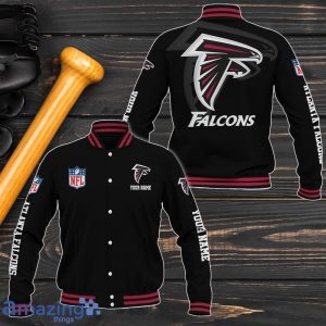 Atlanta Falcons Baseball Jacket Custom Name Sport Gifts For Fans Product Photo 1