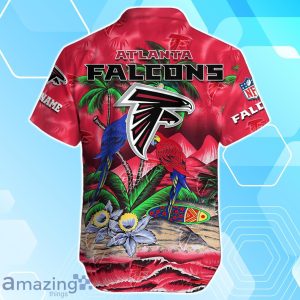 Atlanta Falcons Hawaiian Shirt Summer Gifts For Fans Custom Name Product Photo 3
