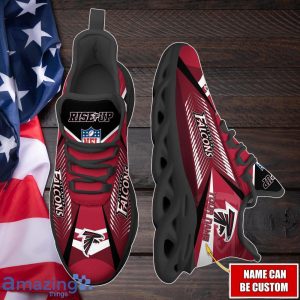 Atlanta Falcons Max Soul Shoes with Custom Name Option - Sport Gifts for Fans Product Photo 2