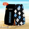 Aviron Bayonnais Logo Print 3D Short Hawaiian Trending Summer For Men