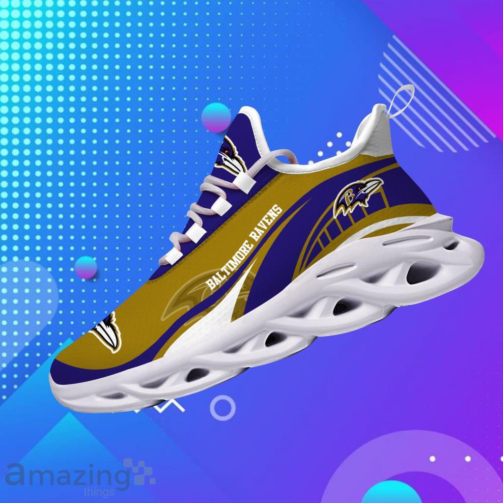 Baltimore Ravens Sneakers Max Soul Shoes Trending Summer Vintage Style Product Photo 1