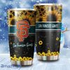Beautiful Sunflower San Francisco Giants MLB Tumbler 3D Printed