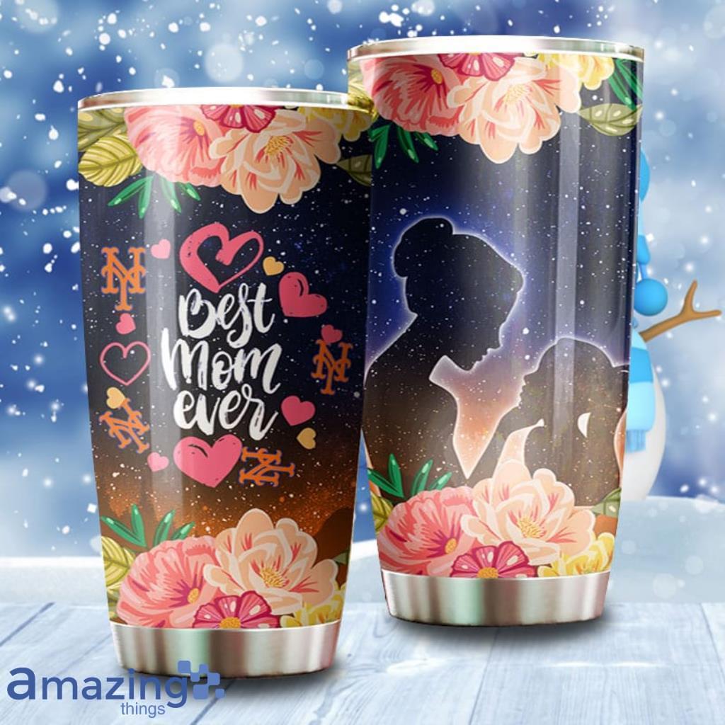 Best Mom Ever Cool Flower New York Mets MLB Tumbler 3D Printed image Best Mom Ever Cool Flower New York Mets MLB Tumbler 3D Printed Product Photo 1