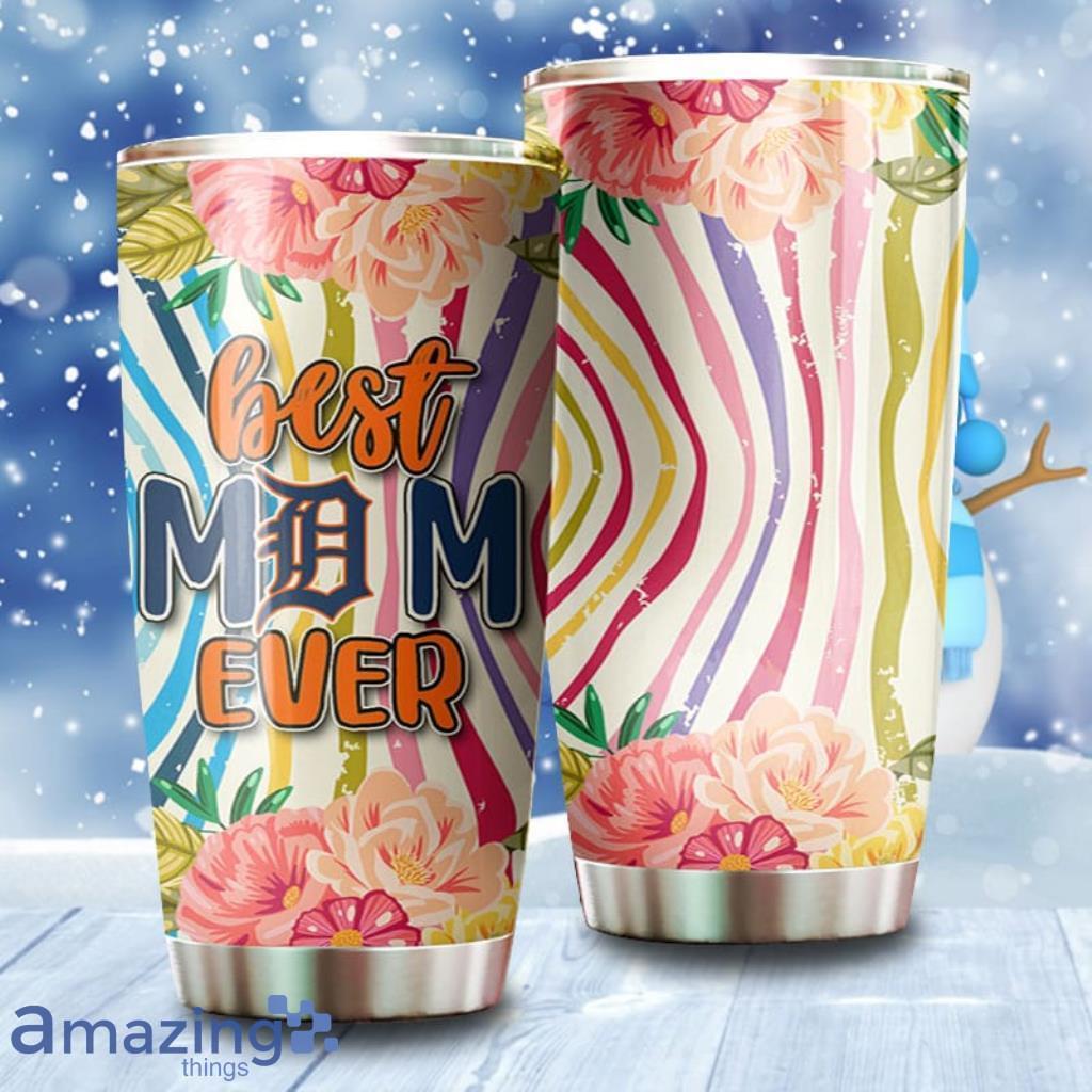 Best Mom Ever Flower Detroit Tigers MLB Tumbler 3D Printed image Best Mom Ever Flower Detroit Tigers MLB Tumbler 3D Printed Product Photo 1