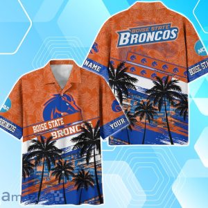 Boise State Broncos Sport Team Hawaiian Shirt & Short Vintage Tropical Custom Name image Boise State Broncos Sport Team Hawaiian Shirt & Short Vintage Tropical Custom Name Product Photo 2