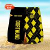 Borussia Dortmund Logo Print 3D Short Hawaiian Trending Summer For Men
