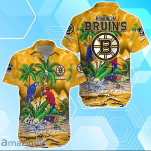 Boston Bruins Hawaiian Shirt Summer Gifts For Fans Custom Name Product Photo 1
