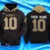 Bryant Bulldogs Football 3D Hoodie Custom Number & Name Style Gift For Men Women