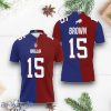 Buffalo Bills John Brown Great Player NFL Vapor Limited Royal Red Two Tone Style Polo Shirts Impressive Gift